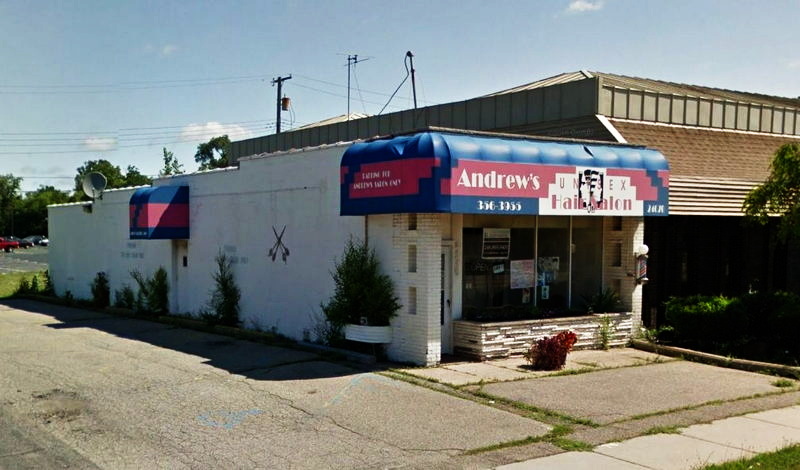 Ten-Tel Cleaners - 2011 Roger Lee Barber Shop With Det News Paper Station In Back